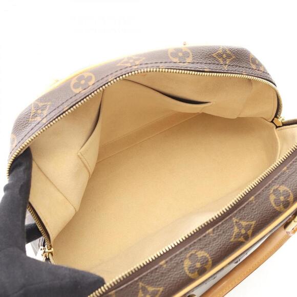 LOUIS VUITTON Brown Monogram Leather Bag - Picture 3 of 9